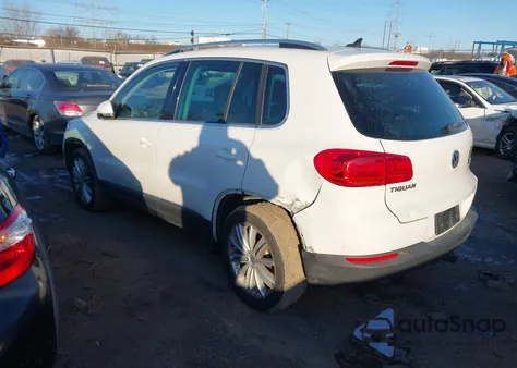 2012 Volkswagen Tiguan Se из США, поврежденный, VIN WVGAV7AX3CW537498
